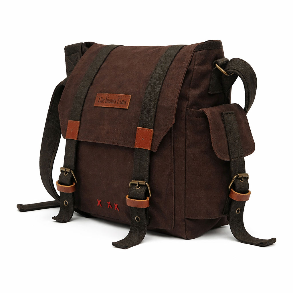 Brown Unisex Messenger Bag for Everyday Use 173